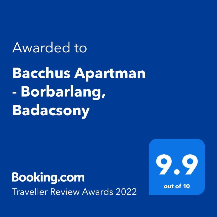 Bacchus Apartman - Borbarlang, Badacsony Badacsonytomaj Buitenkant foto